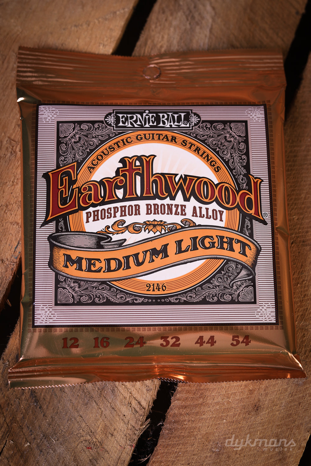 thumbnail image 2 of 5-PACK Ernie Ball 2076 Paradigm Phosphor Bronze Acoustic Guitar Strings 12-54 Med-Light | Alchemy Musical Supply 2 of 11