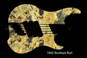 Dingwall Custom Shop Z3X-5 Natural to Edgeburst + Reverseburst