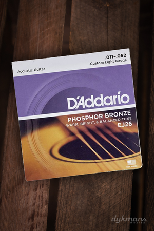 D'addario Phosphor Bronze Acoustic Custom light 11-52