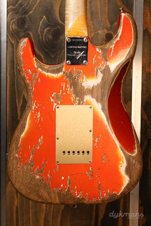 Fender Custom Shop Limited Edition Big Head Strat Super Heavy Relic Candy Tangerine 2019 Abigail Ybarra