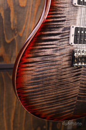 PRS Custom 24 Charcoal Cherry Burst #0386448