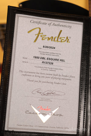 Fender Custom Shop 1950 Double Esquire Relic Nocaster Blonde
