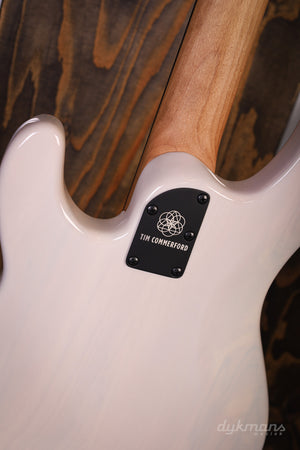 Music Man Stingray Tim Commerford Passive Fight Night White