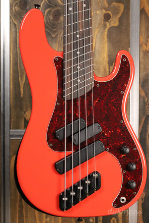 Dingwall Custom Shop Super P/J 5 Fiesta Red Black Back