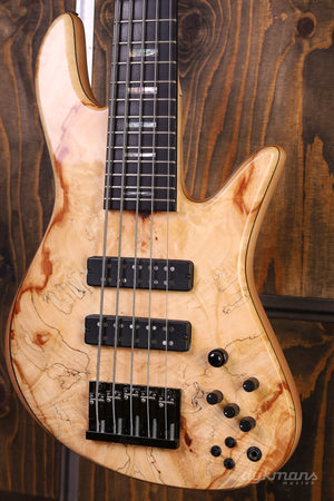 Fodera Emperor Deluxe Chestnut Burl