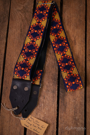 Holy Cow Real Vintage 60s Orange Dots Blue