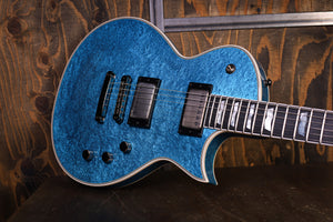 ESP Original Eclipse Custom Blue Liquid Metal