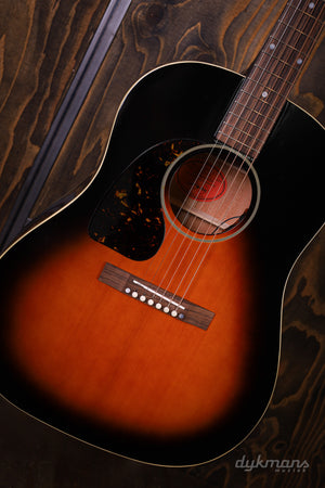 Epiphone 1942 J-45 Banner Vintage Sunburst Lefty