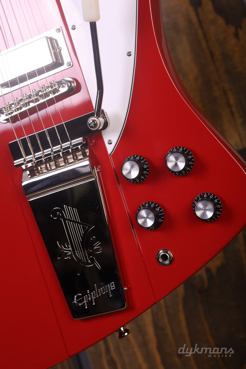 Epiphone 1963 Firebird V Maestro Vibrola Ember Red