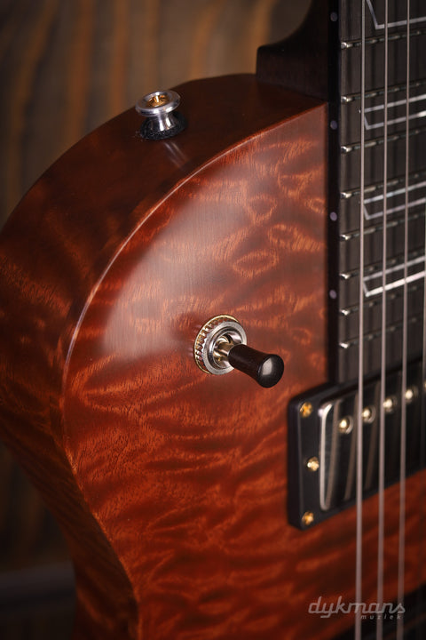 Patrick James Eggle Macon Single Cut Semi-Hollow Quilted Sapele