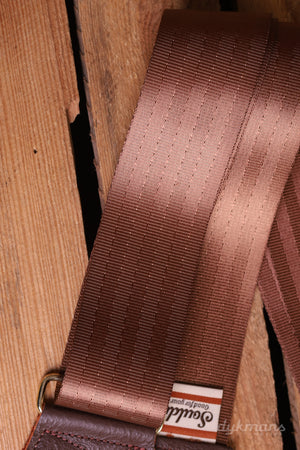 Souldier Guitar Strap Seatbelt Warm Brown