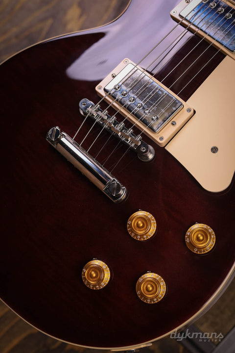 Gibson Les Paul Standard 50s Figured Top Translucent Custom Color Series Oxblood