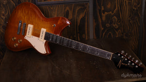 Novo Serus P2 Carve Top Flamed Maple Faded Tea Burst