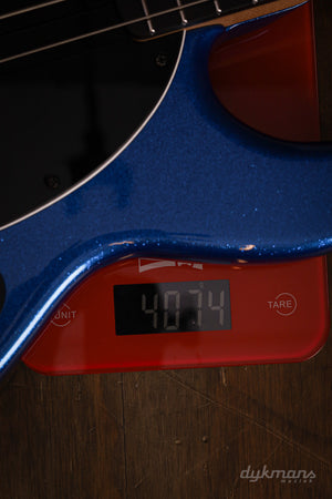 Music Man DarkRay 4 Custom Color Blue Sparkle PRE-OWNED