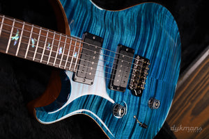 PRS Wood Library Custom 24 Lefty Aquamarine