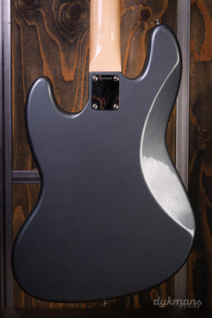 Fender Custom Shop '64 Jazz Bass Journeyman Relic Charcoal Frost Metallic PRE-OWNED!