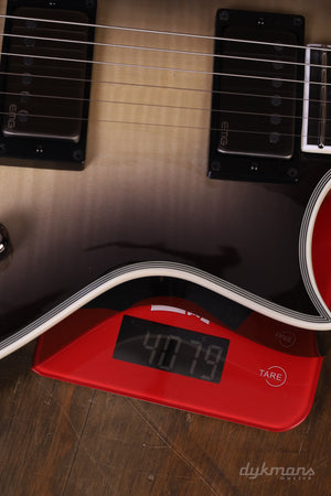 ESP E-II Eclipse Black Natural Burst Full Thickness