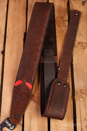 RightOn Guitar Strap Cork Brown Mojo