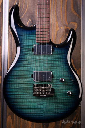 Music Man Luke 4 HH Maple Top Blue Dream