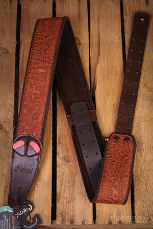 RightOn Guitar Strap Sandokan Light Brown Mojo