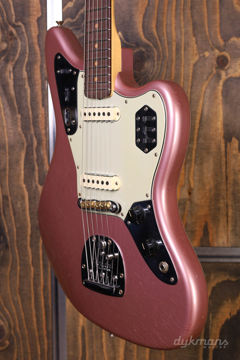 Fender Custom Shop '64 Jaguar Journeyman  Faded Aged Burgundy Mist Metallic