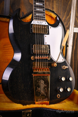 Gibson Custom '63 SG Custom 2PU Silver Fox Murphy Lab Ultra Light Aged