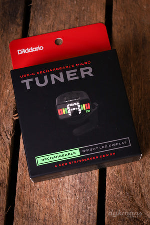 D'Addario Rechargeable Micro Tuner USB-C