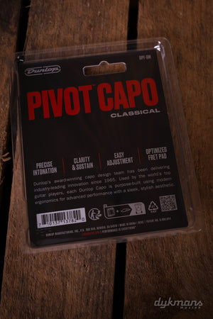 Dunlop Pivot Capo Classical Flat Gun Metal