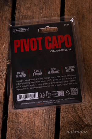 Dunlop Pivot Capo Classical Flat Black