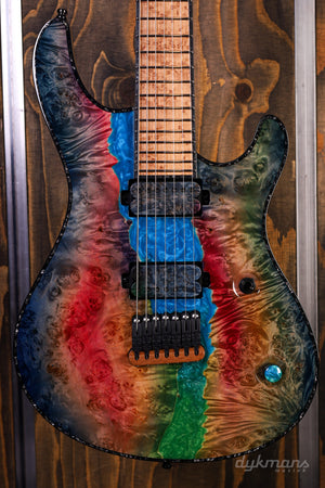 Mayones Regius 7 Buckeye Burl Master Grade Custom Color PRE-ORDER