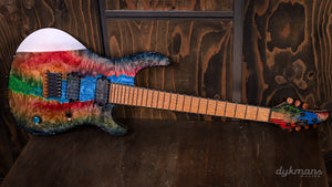 Mayones Regius 7 Buckeye Burl Master Grade Custom Color PRE-ORDER