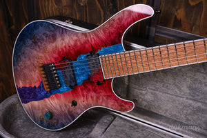 Mayones Regius 7 Buckeye Burl Master Grade Custom Colour