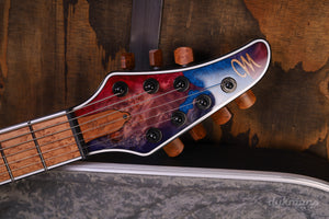 Mayones Regius 7 Buckeye Burl Master Grade Custom Colour