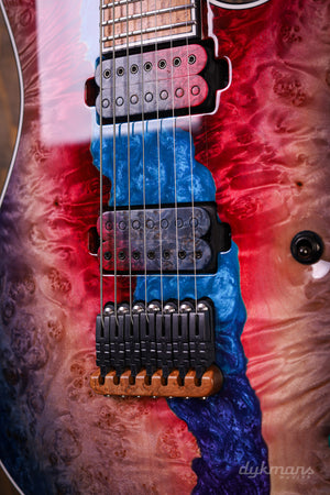 Mayones Regius 7 Buckeye Burl Master Grade Custom Colour