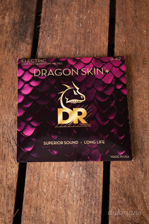 DR Strings Dragon Skin + Light 9-42 Electric Guitar Strings
