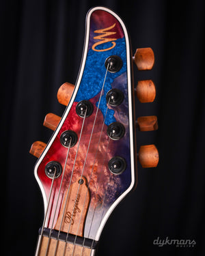 Mayones Regius 7 Buckeye Burl Master Grade Custom Colour