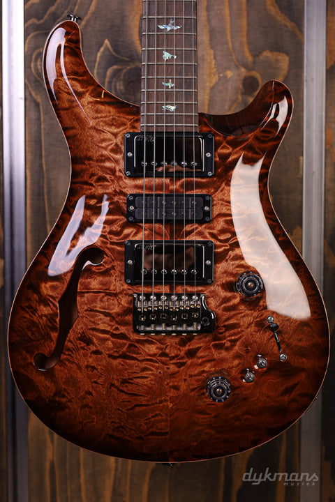 PRS Wood Library Special 22 Semi Hollow Quilt Copperhead Burst