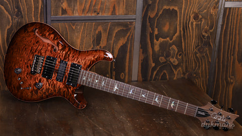 PRS Wood Library Special 22 Semi Hollow Quilt Copperhead Burst