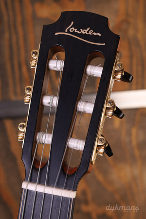 Lowden S50J Ziricote Alpine Spruce leaf inlay