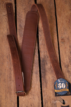 Levy's The Reiner Florentine On Padded Shoulder Strap With Buckle - Brown