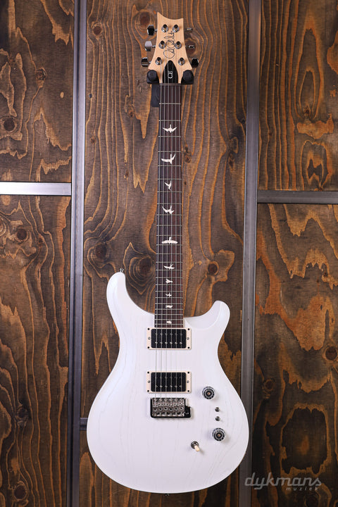 PRS CE 24-08 Swamp Ash Limited Pearl White