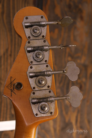 Fender Custom Shop 1961 Jazz Bass Heavy Relic Faded Aged Daphne Blue