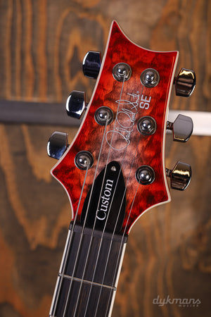 PRS SE Custom 24-08 Quilted Charcoal Cherry Burst
