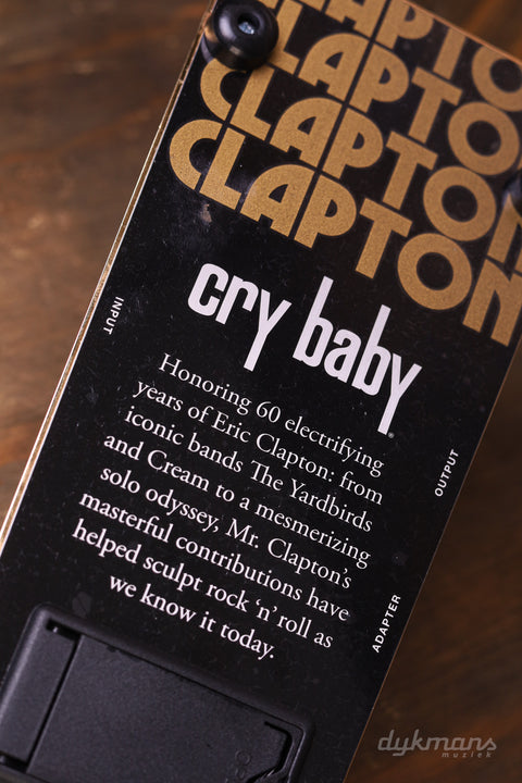 Dunlop Eric Clapton Cry Baby Wah EC95G