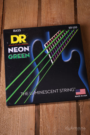 DR Strings NGB-50 Neon Green Bassnaren Coated (50-110)