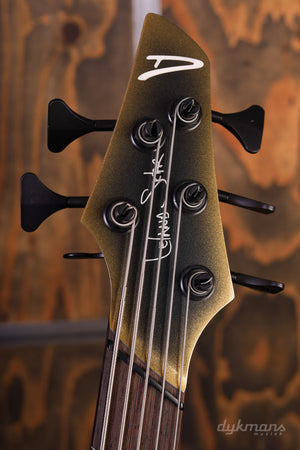 Dingwall Custom Shop Lee Sklar, 5-string Signature Black to Gold Burst Metallic