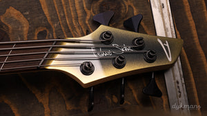 Dingwall Custom Shop Lee Sklar, 5-string Signature Black to Gold Burst Metallic