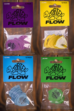 Dunlop Tortex Flow Plectra 12-pack