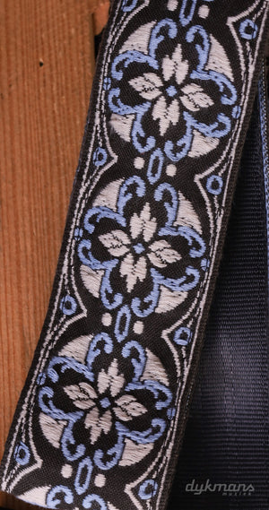 Souldier Guitar Strap Lotus Lightblue White Black