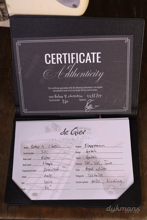 De Gier Bebop 4 Classic Aged White